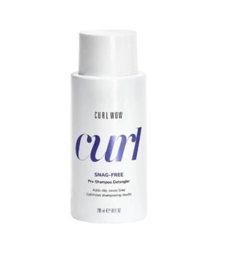 Le pré-shampoing Snag Free Detangler facilite la glisse pour faciliter le démêlage et réduire la casse.