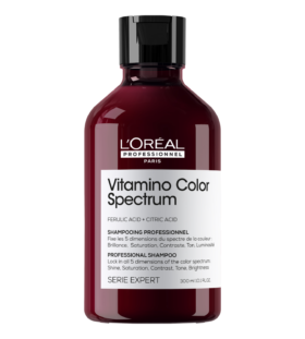 Le Shampoing protecteur de couleur Vitamino Color Spectrum de L’Oréal Professionnel pour dém^ler vos cheveux facilement tout en préservant l’éclat de votre couleur.