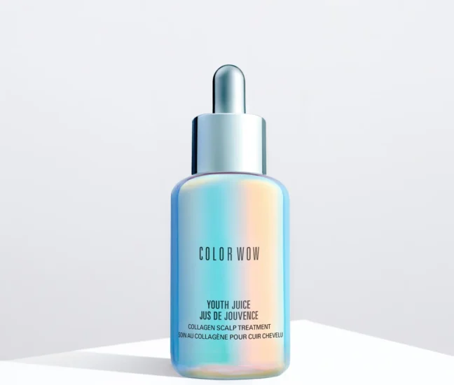 Le Youth Juice Collagen Scalp Treatment Color Wow pour les cuirs chevelus sujets à la sécheresse et aux tiraillements.